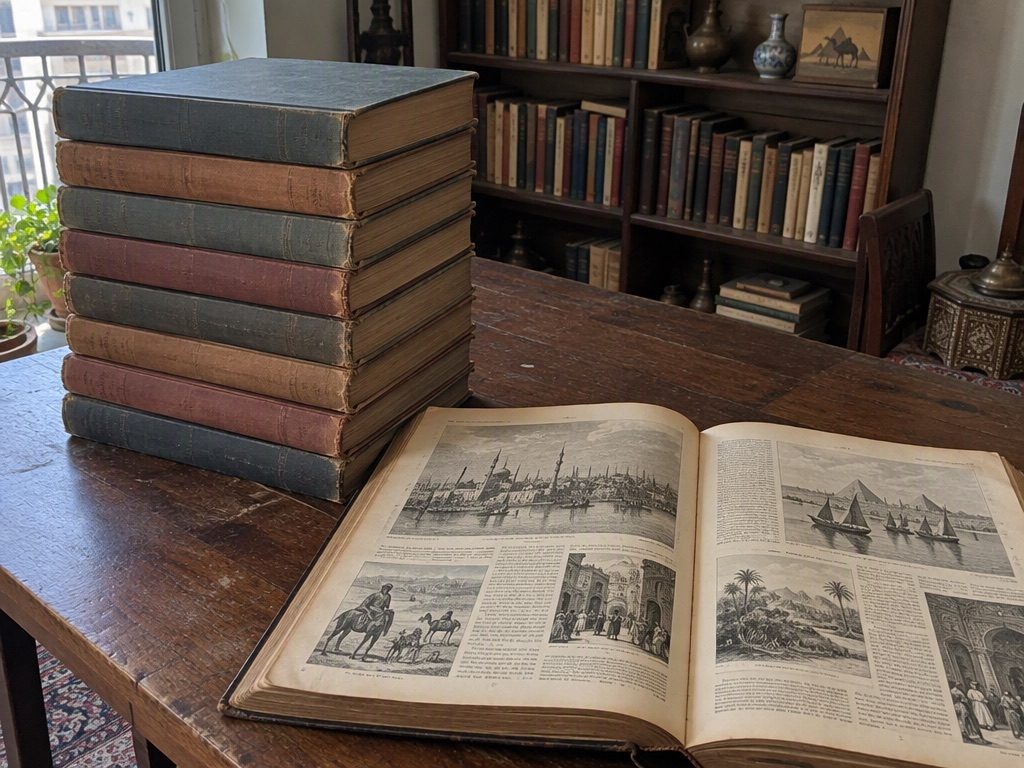 Ten bound volumes of an illustrated monthly, 1952 to 1955